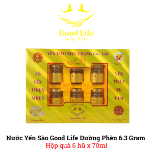 Nước Yến Sào Good Life Đường Phèn 6.3 Gram