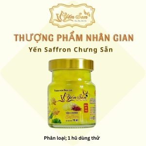 Hũ Yến Chưng Vị Saffron Nguyên Chất