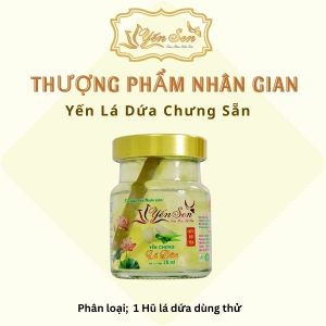 Hũ Yến Chưng Vị Lá Dứa Nguyên Chất